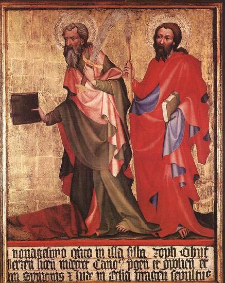 unknow artist St Bartholomew and St Thomas oil painting image